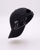 Black coloured silk-lined cap from The Big Silk.