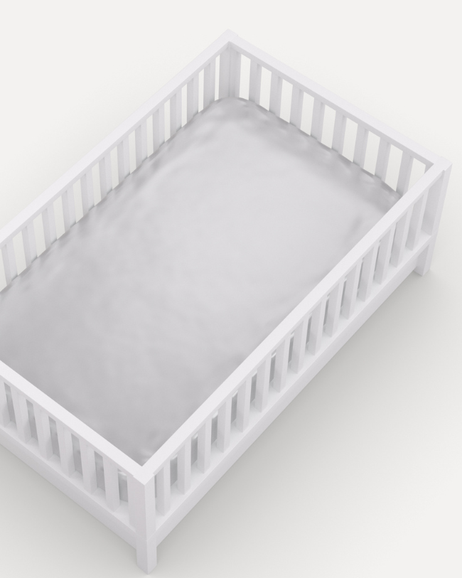 Cot Bed Full Silk Sheet