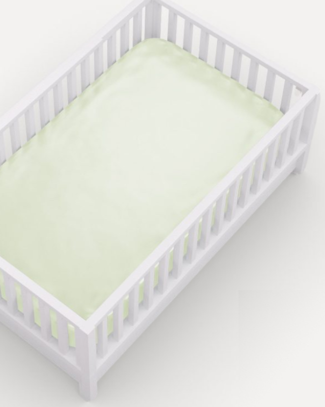 Drap de lit en soie pour lit bébé