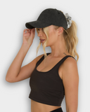 Casquette ouverte doublée de soie