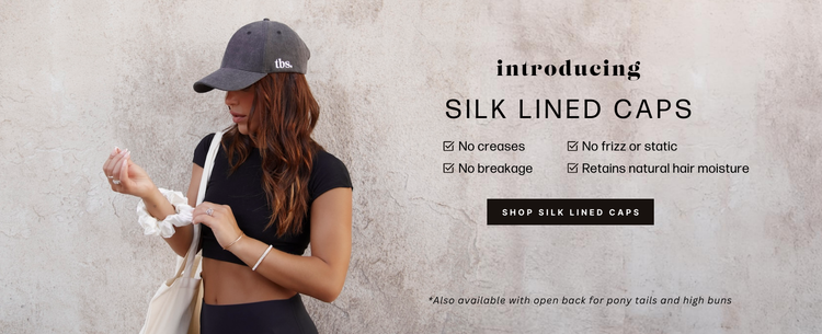 silk lined baseball cap by the big silk. no frizz or breakage. 